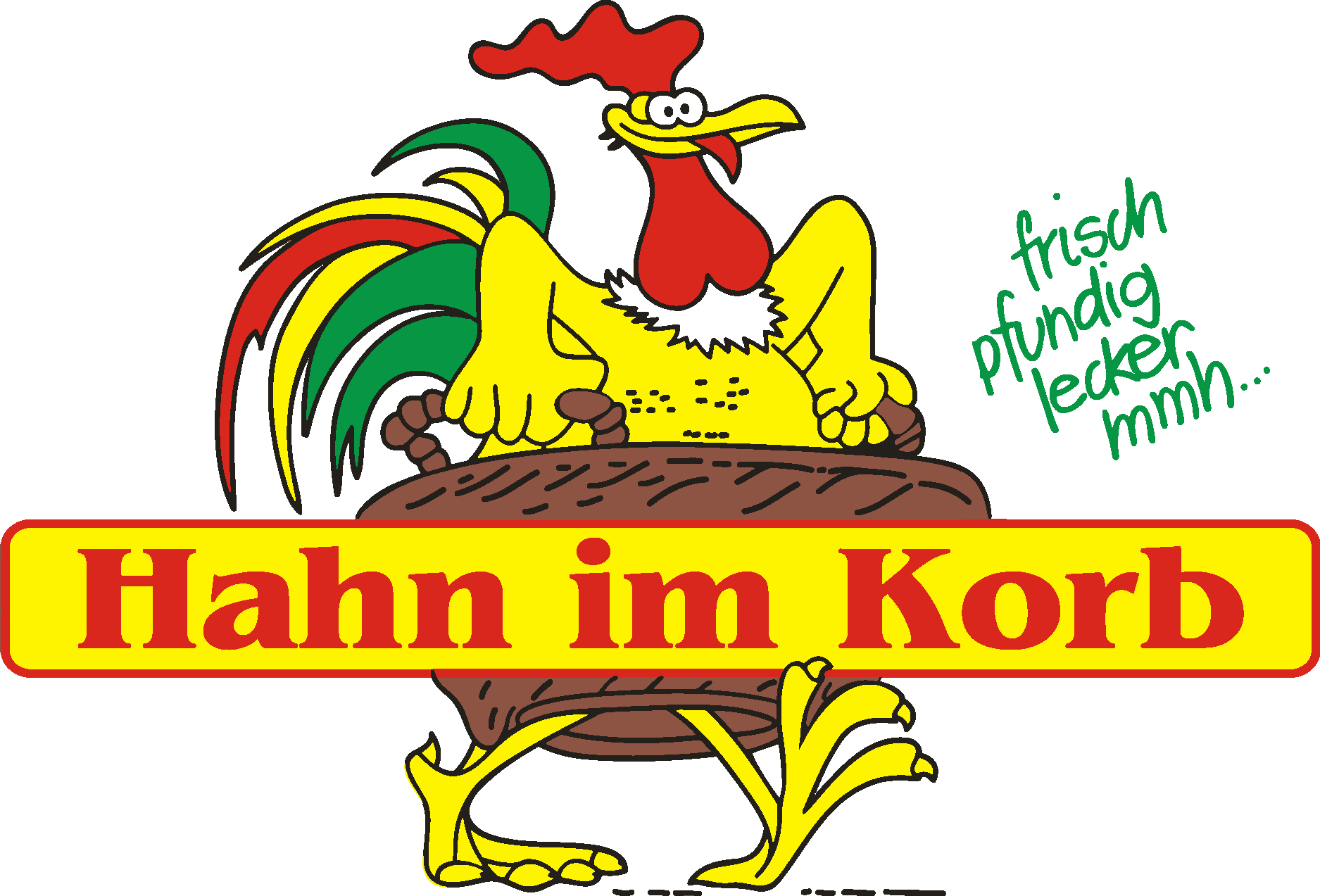 Hahn Im Korb Logo Vector Logo